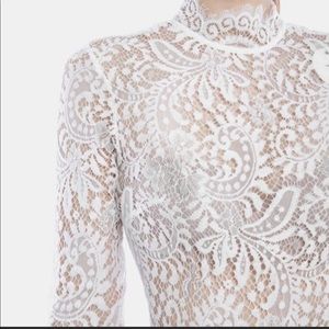 Misha Amaia Lace Bodysuit S